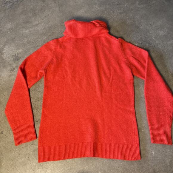 Vintage 80s 70s Genesis Sweater L Lambs Angora Wool Sweater Turtleneck - Picture 9 of 9